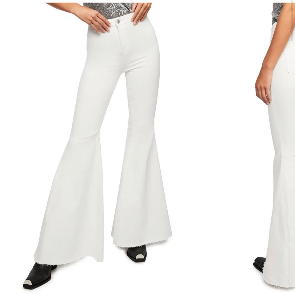 Free People Just Float On Flare Jeans
